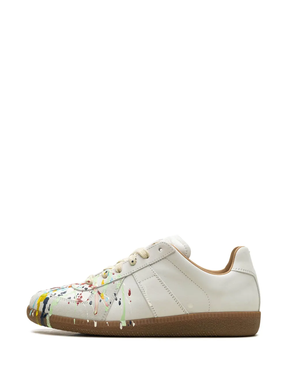 Maison Margiela Replica "Paint Splatter-Grey" sneakers Beige