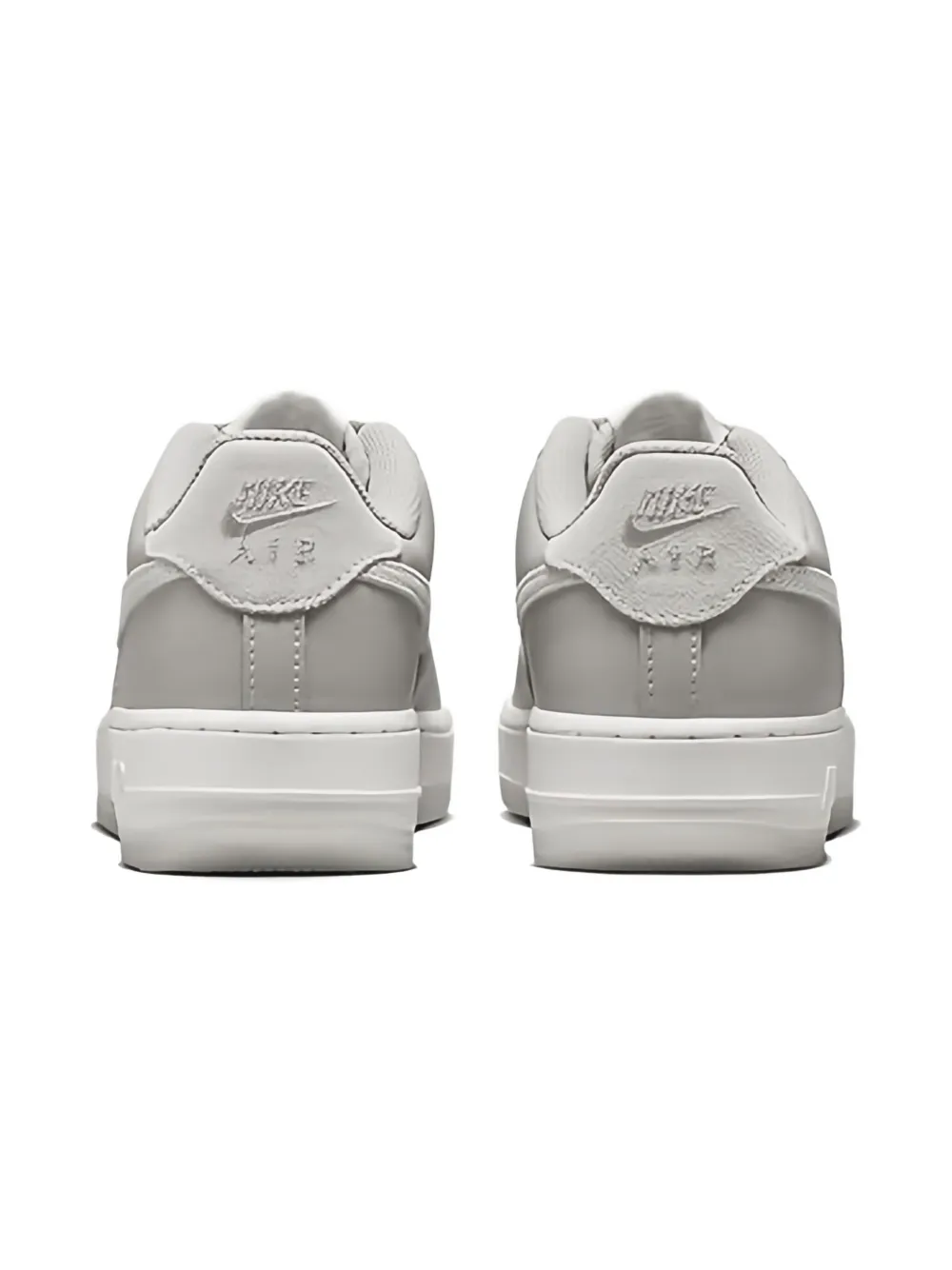 Nike Kids Air Force 1 "Light Bone Light Iron Ore Summit White" sneakers Grey