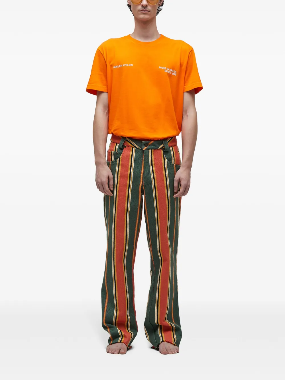 Osklen Atelier sinds 1989 T-shirt Oranje