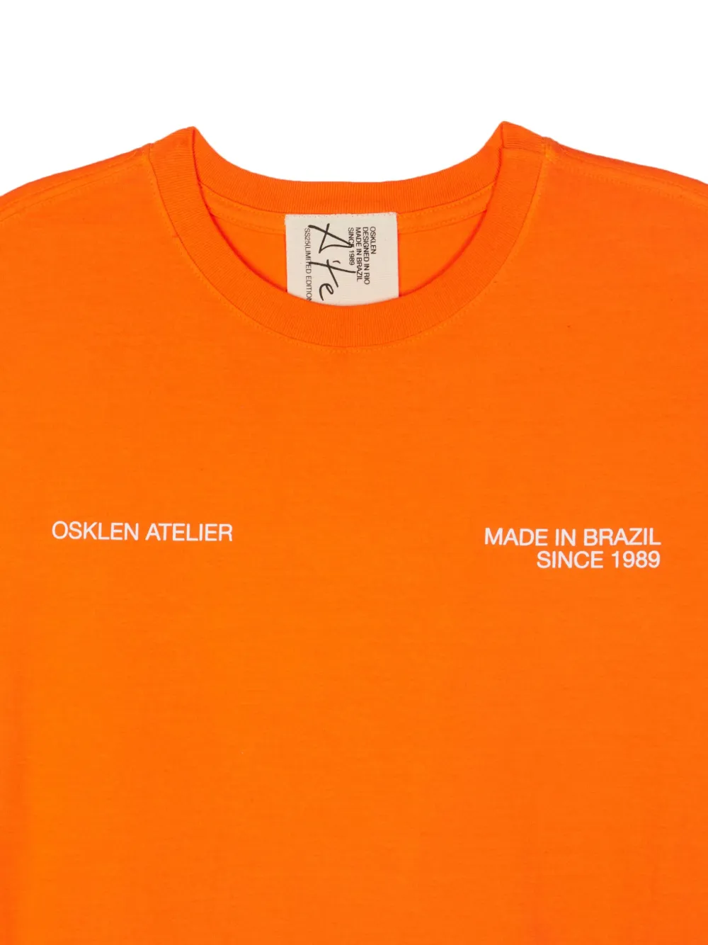 Osklen Atelier sinds 1989 T-shirt Oranje
