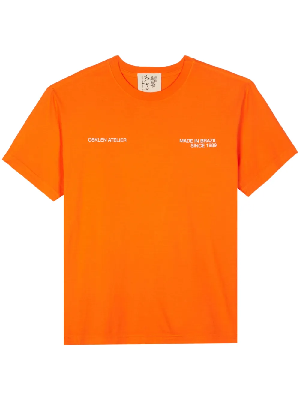 Osklen Atelier sinds 1989 T-shirt Oranje
