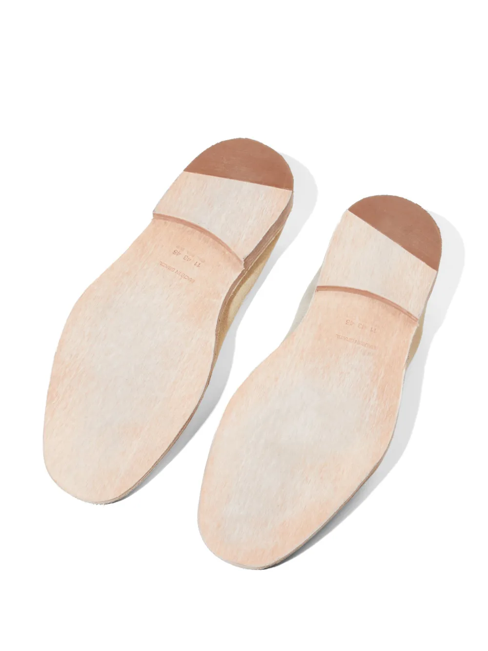 Osklen Suède Oxford schoenen Beige