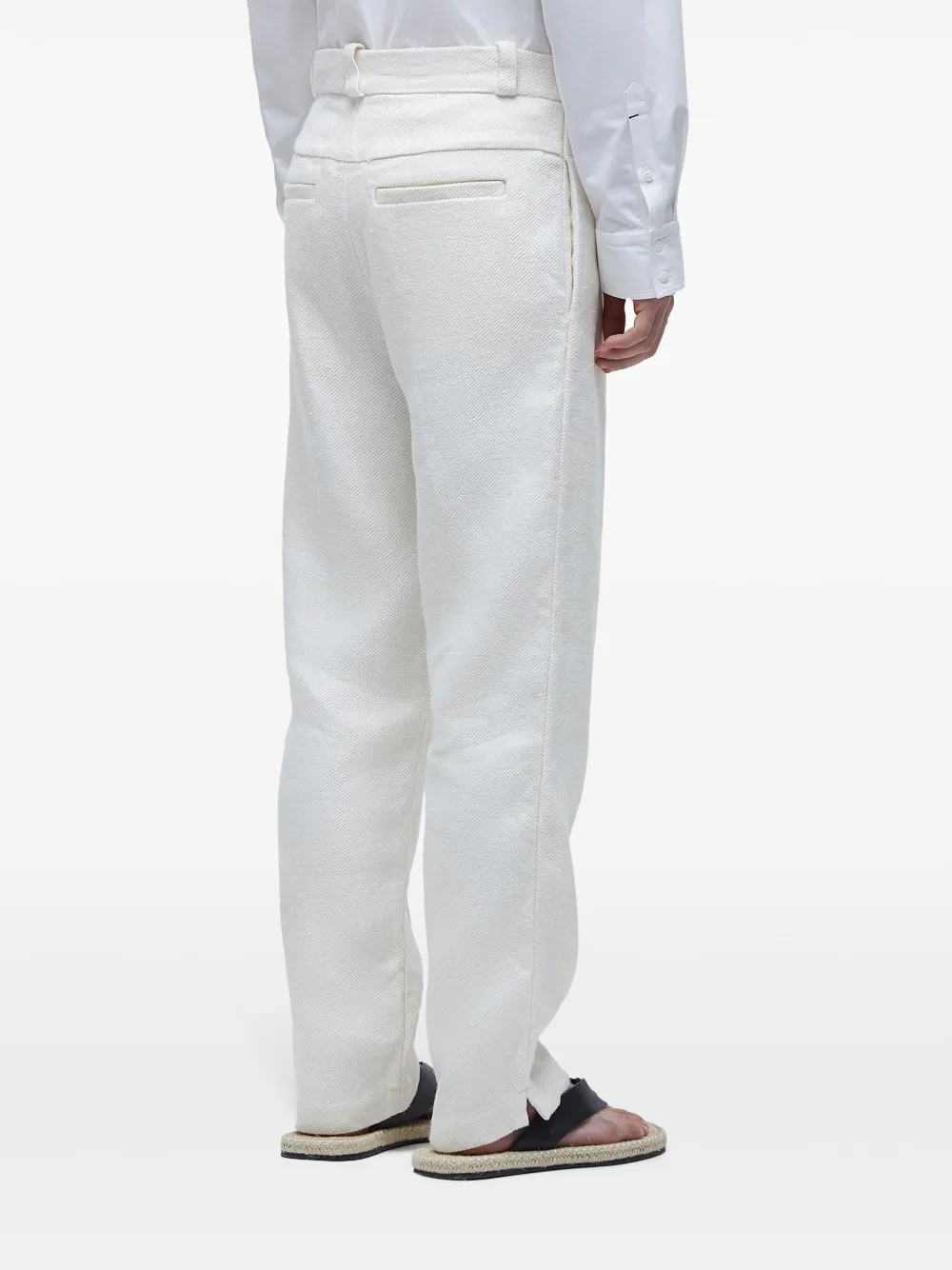 Osklen Linnen pantalon Wit