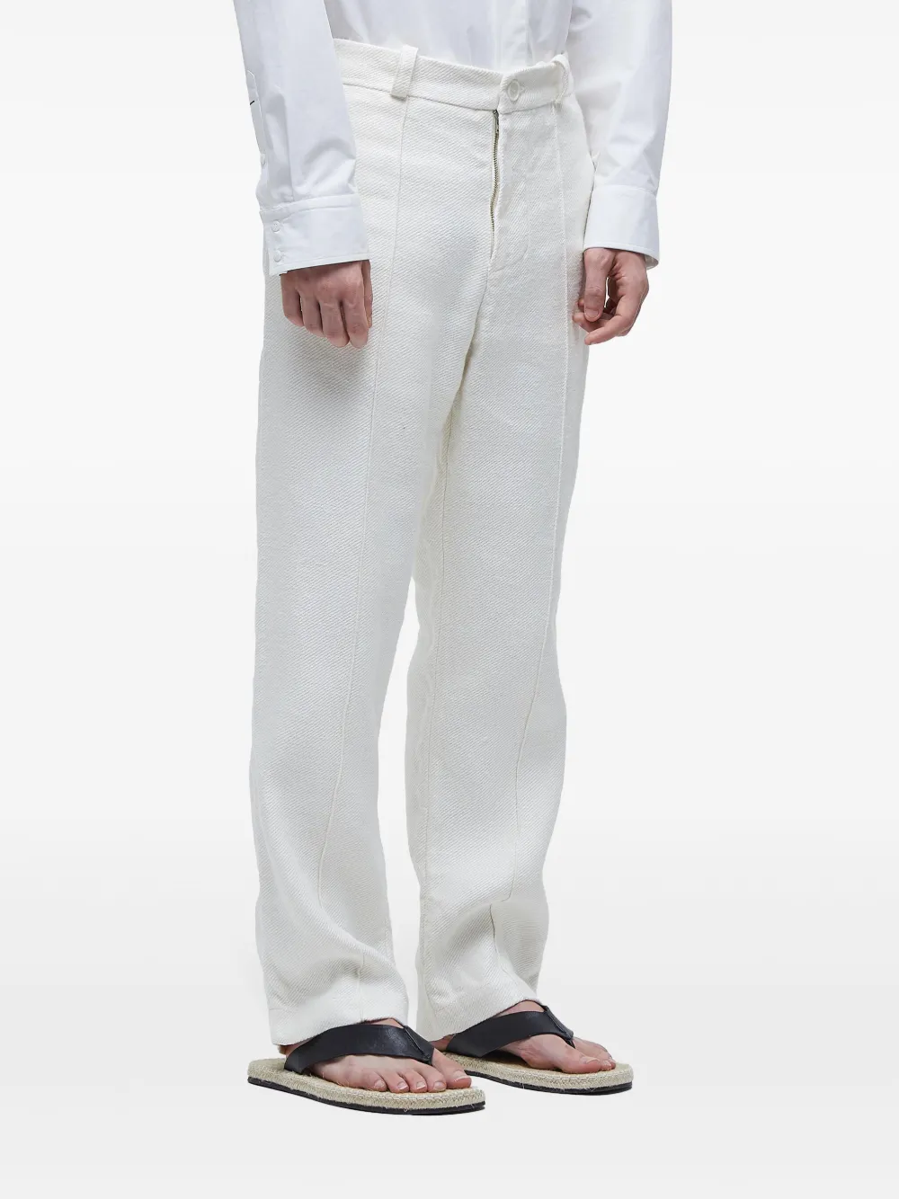 Osklen Linnen pantalon Wit