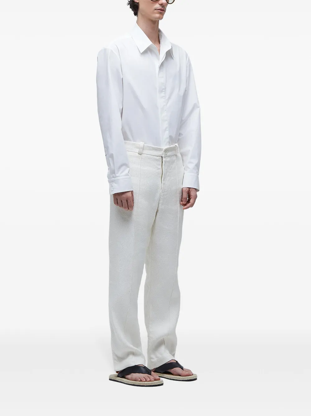 Osklen Linnen pantalon Wit