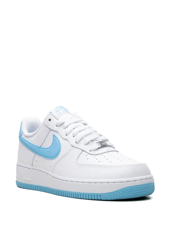 Nike Baskets Air Force 1 Blue Blanc FARFETCH FR