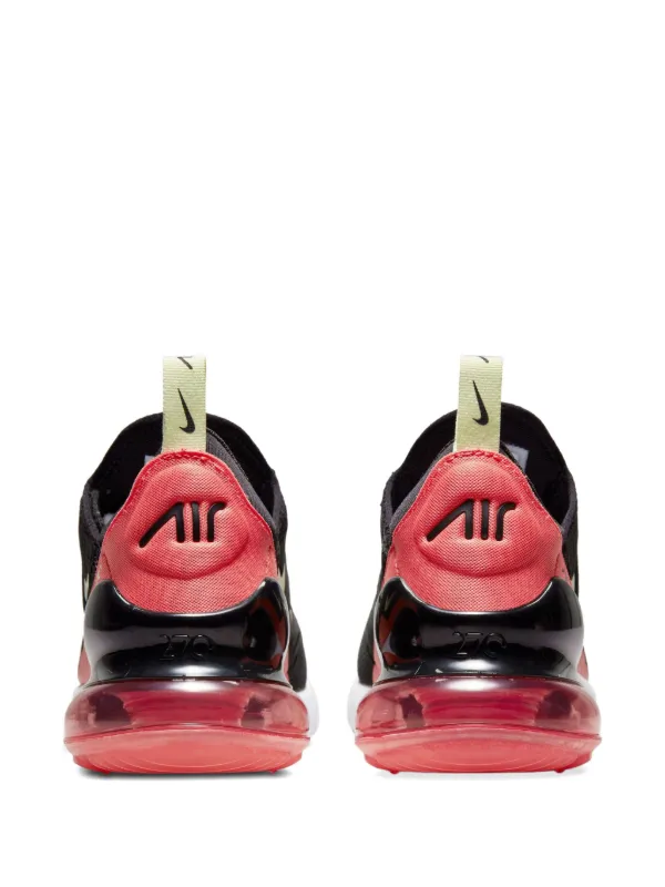 nike air max 270 flyknit black and red