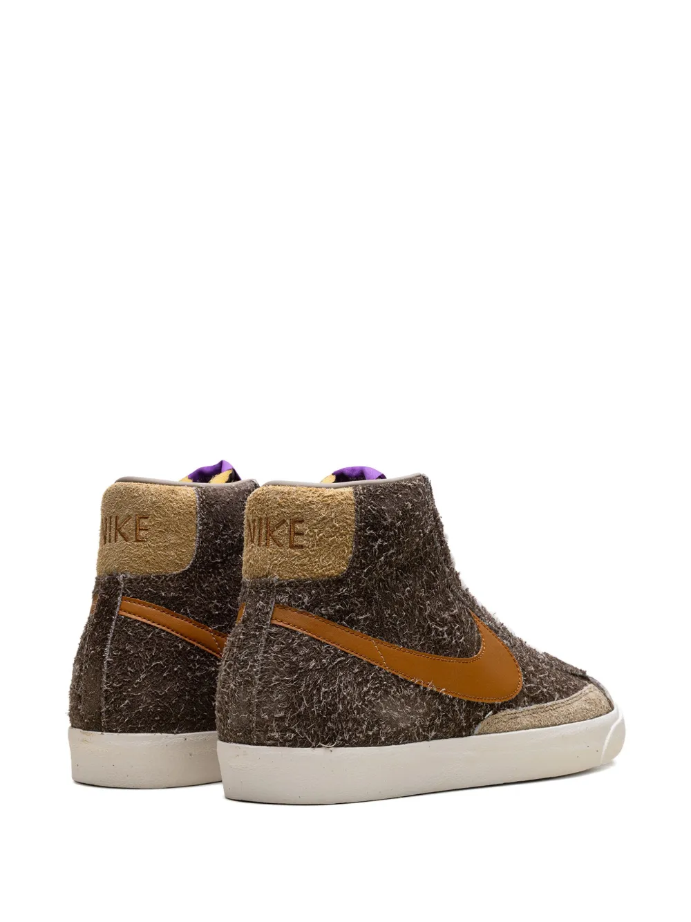 Nike Blazer Mid 'Dark Chocolate Tan-Purple" sneakers Brown