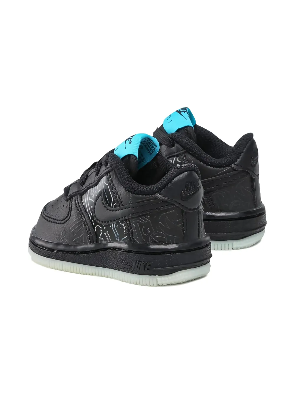 Nike Kids Force 1 "Black" sneakers Zwart