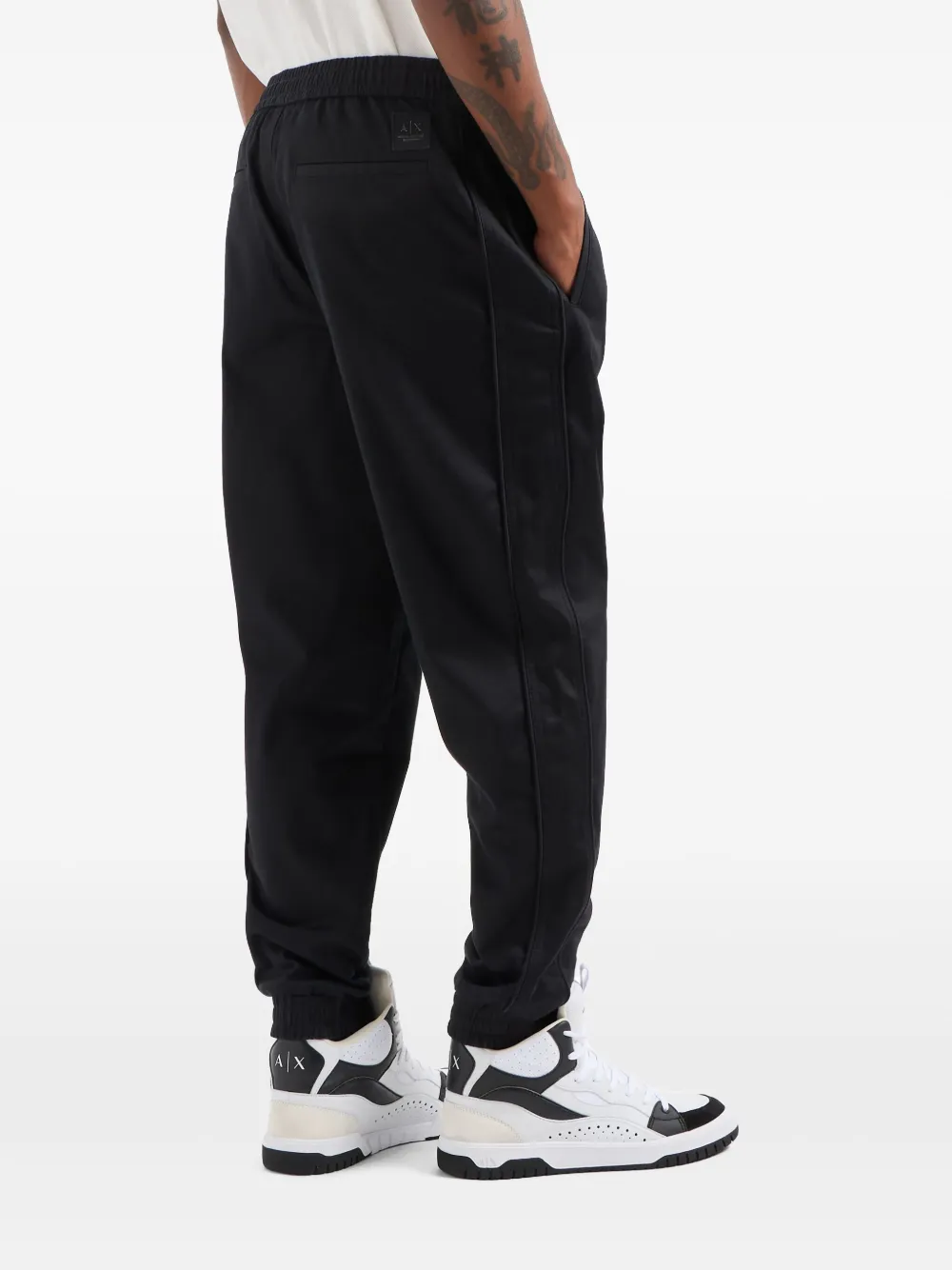 Armani Exchange Straight broek Zwart