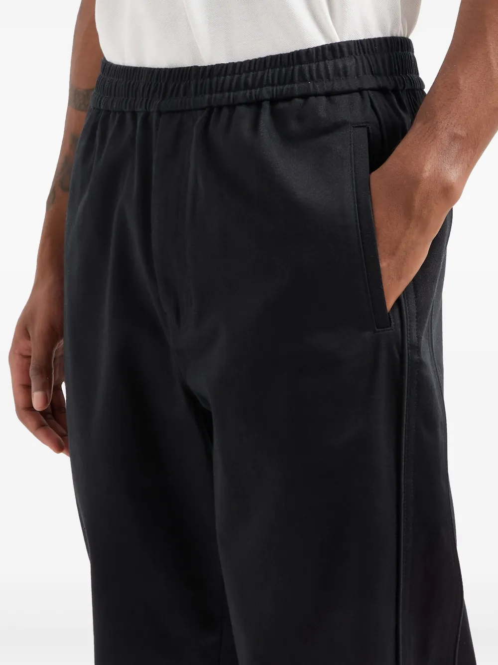 Armani Exchange Straight broek Zwart