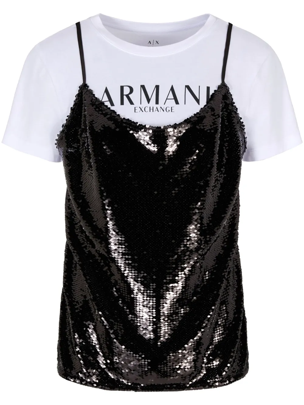 Armani Exchange Sequin-embellished T-shirt