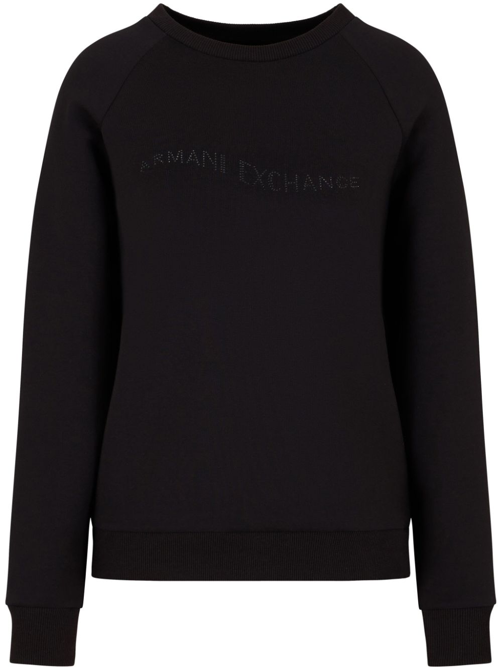 Armani Exchange logo sweatshirt - Black