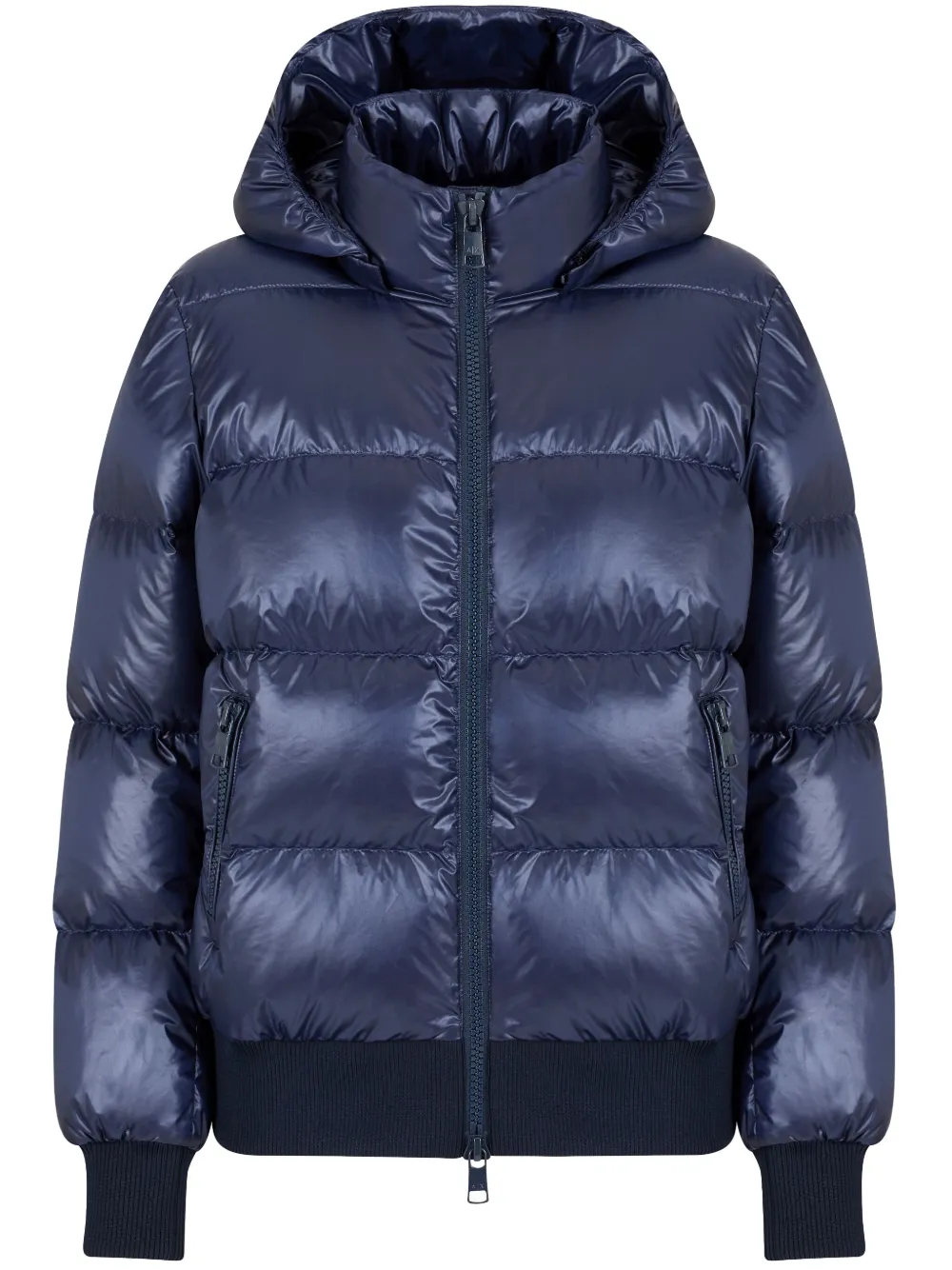 Armani Exchange Gewatteerd jack Blauw