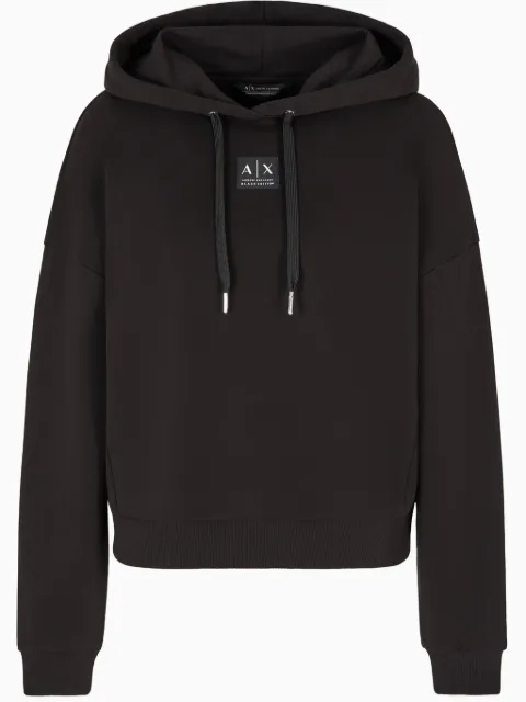 Armani Exchange appliqué hoodie
