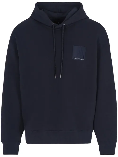 Hoodie à patch logo - Armani Exchange - Modalova