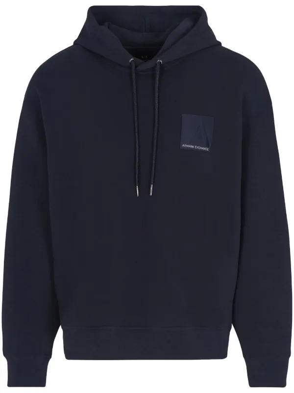 【EMPORIO ARMANI】 ★ Men's Pixel Knitted Hoodie ★ BLUE 24763946_55014125_600.jpg