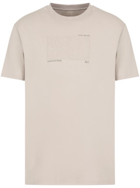 Armani Exchange logo-embroidered T-shirt Men