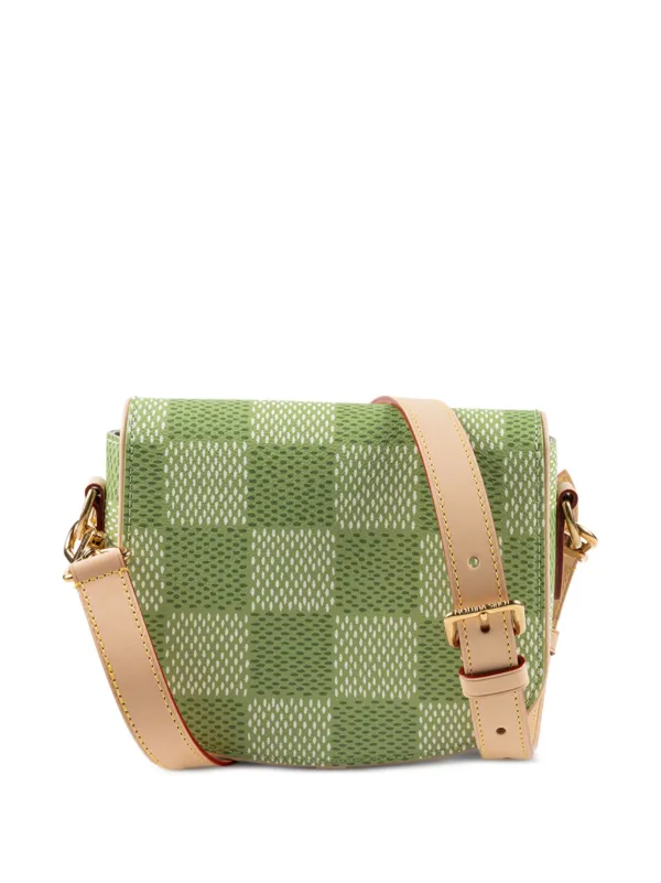 Louis Vuitton Pre Owned Montsouris Messenger Bag Green FARFETCH IE