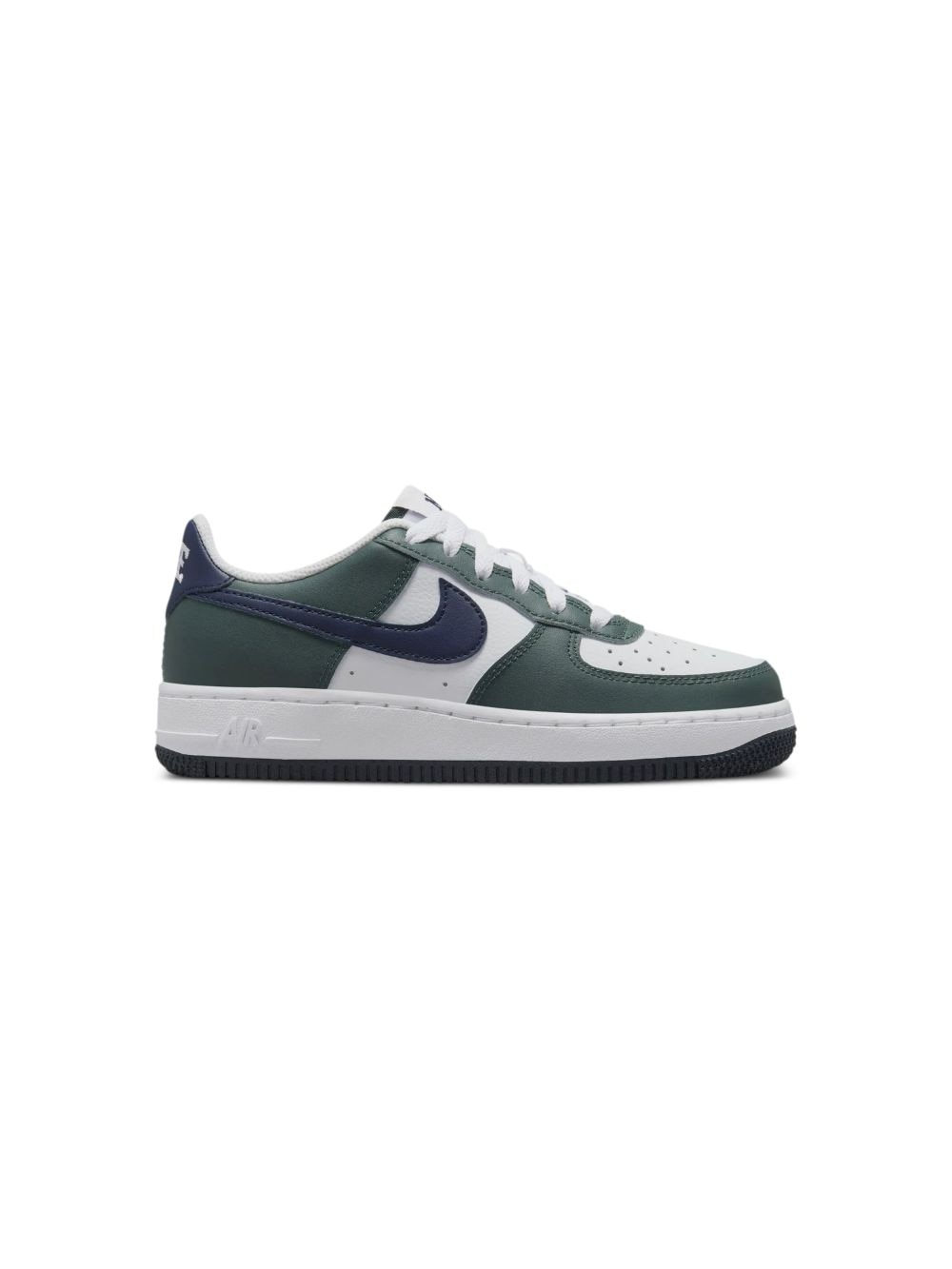 Nike Kids Air Force 1 "Green" sneakers White