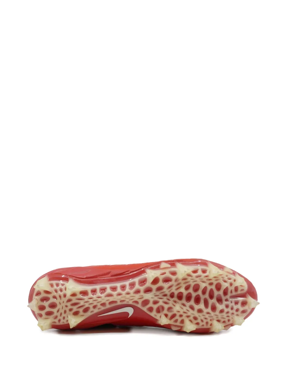Nike Alpha Menace Pro "red" Cleats In Brown