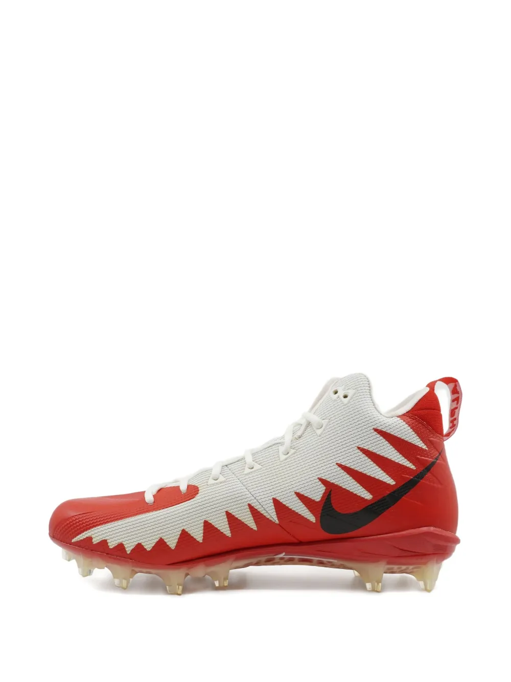 Nike Alpha Menace Pro "red" Cleats In Brown