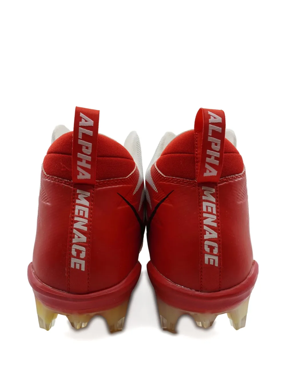 Nike Alpha Menace Pro "red" Cleats In Brown