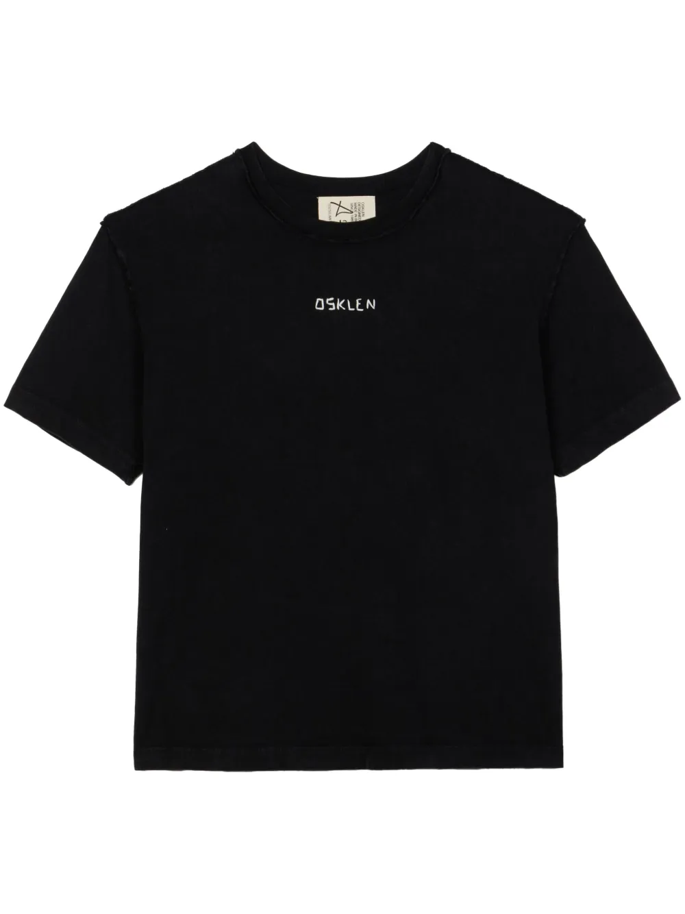 Osklen Camiseta com efeito do avesso | Preto | Image 1