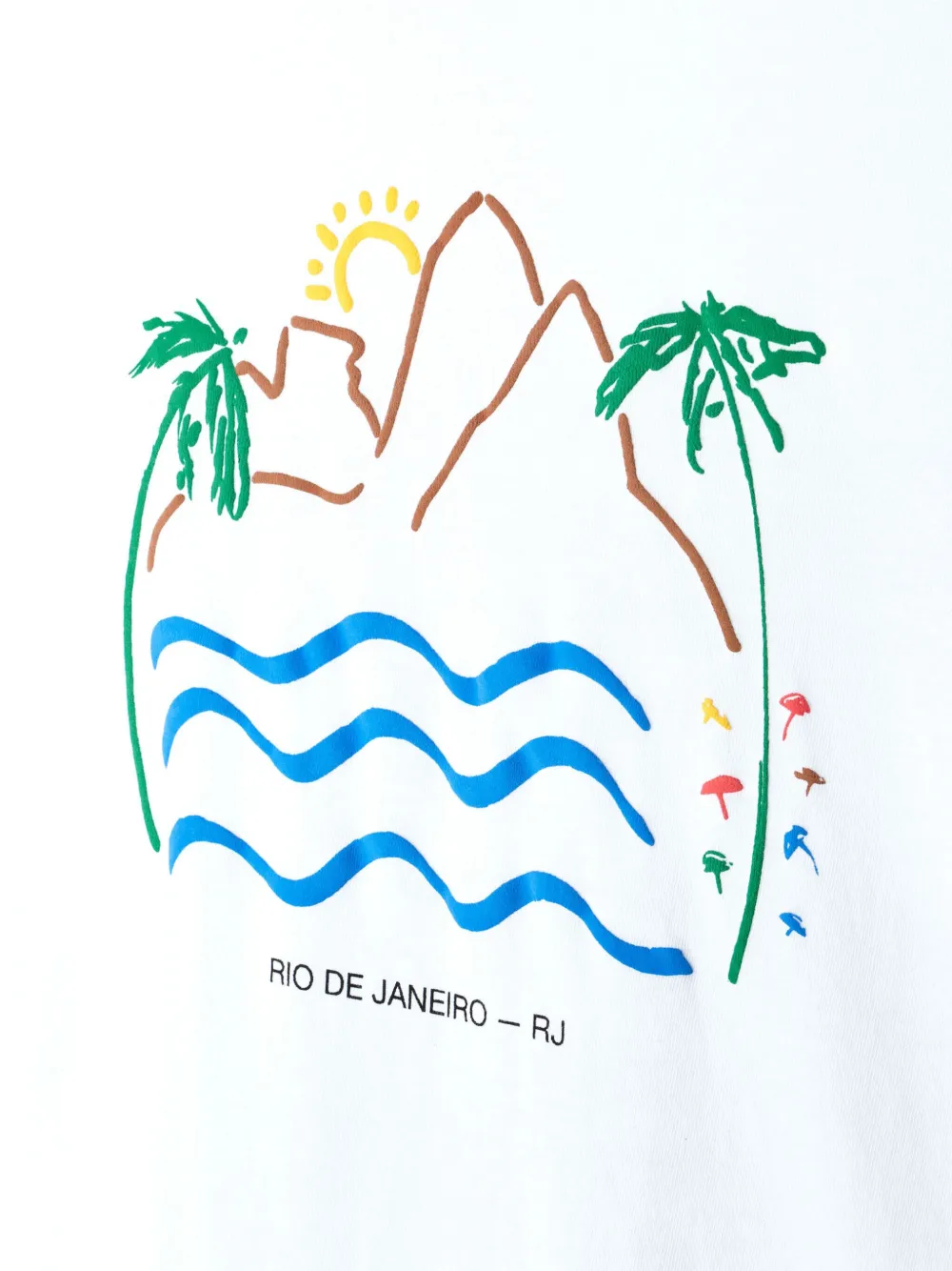 Osklen T-shirt met print Wit