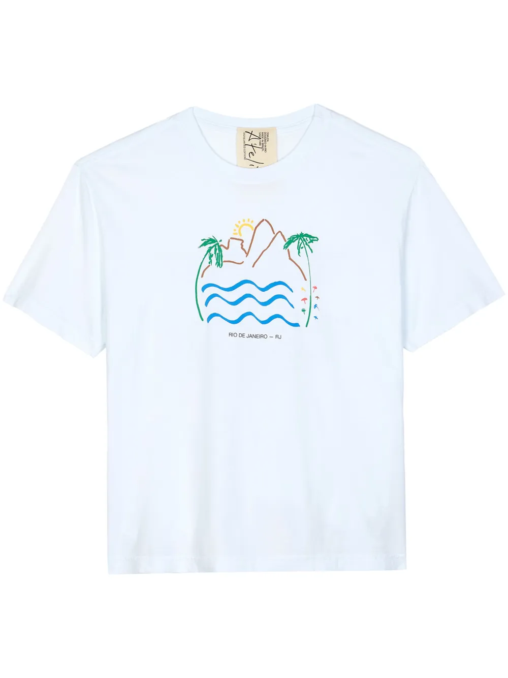 Osklen Camiseta com estampa gráfica | Branco | Image 1