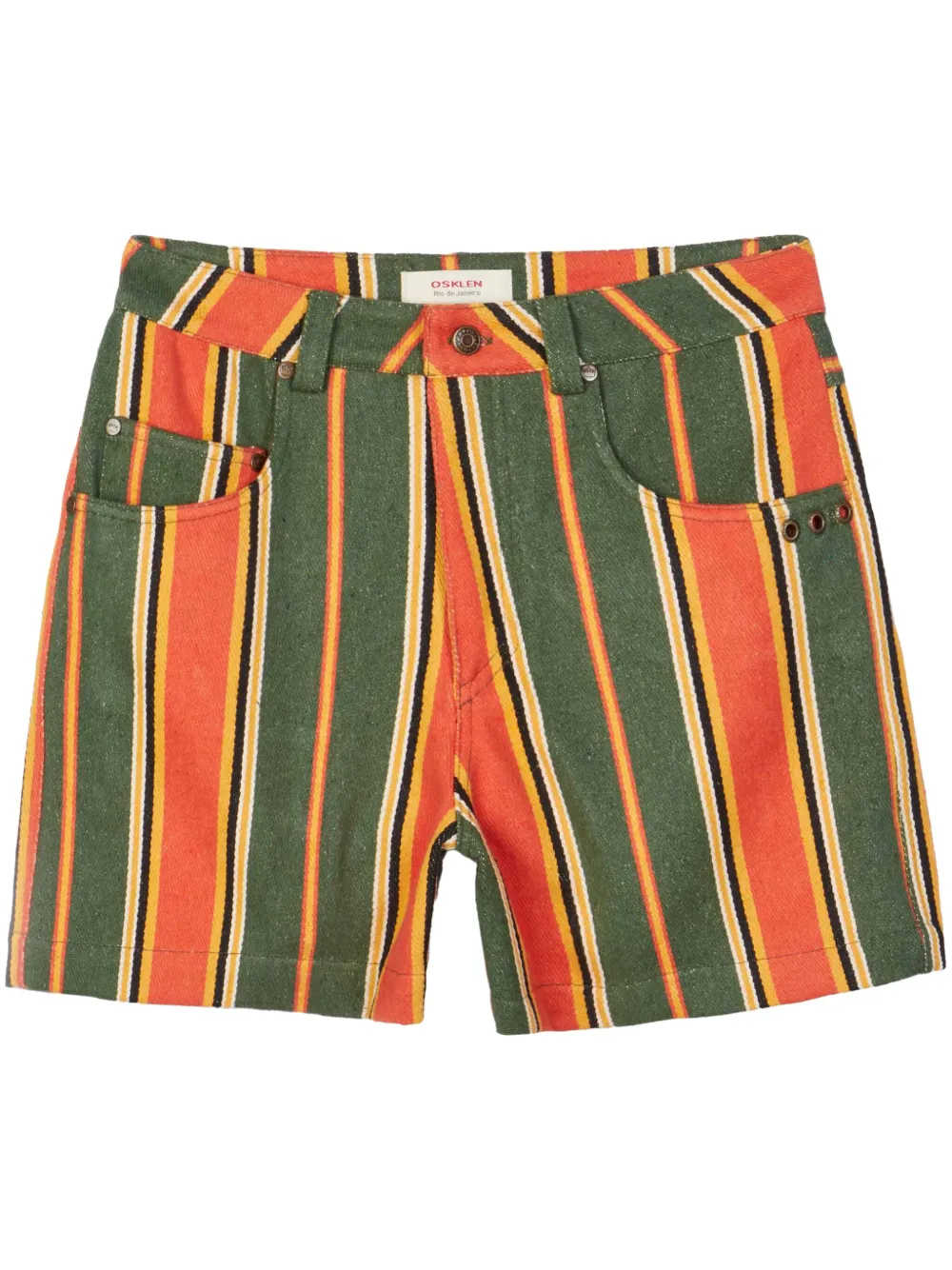 Osklen Short listrado | Verde | Image 1