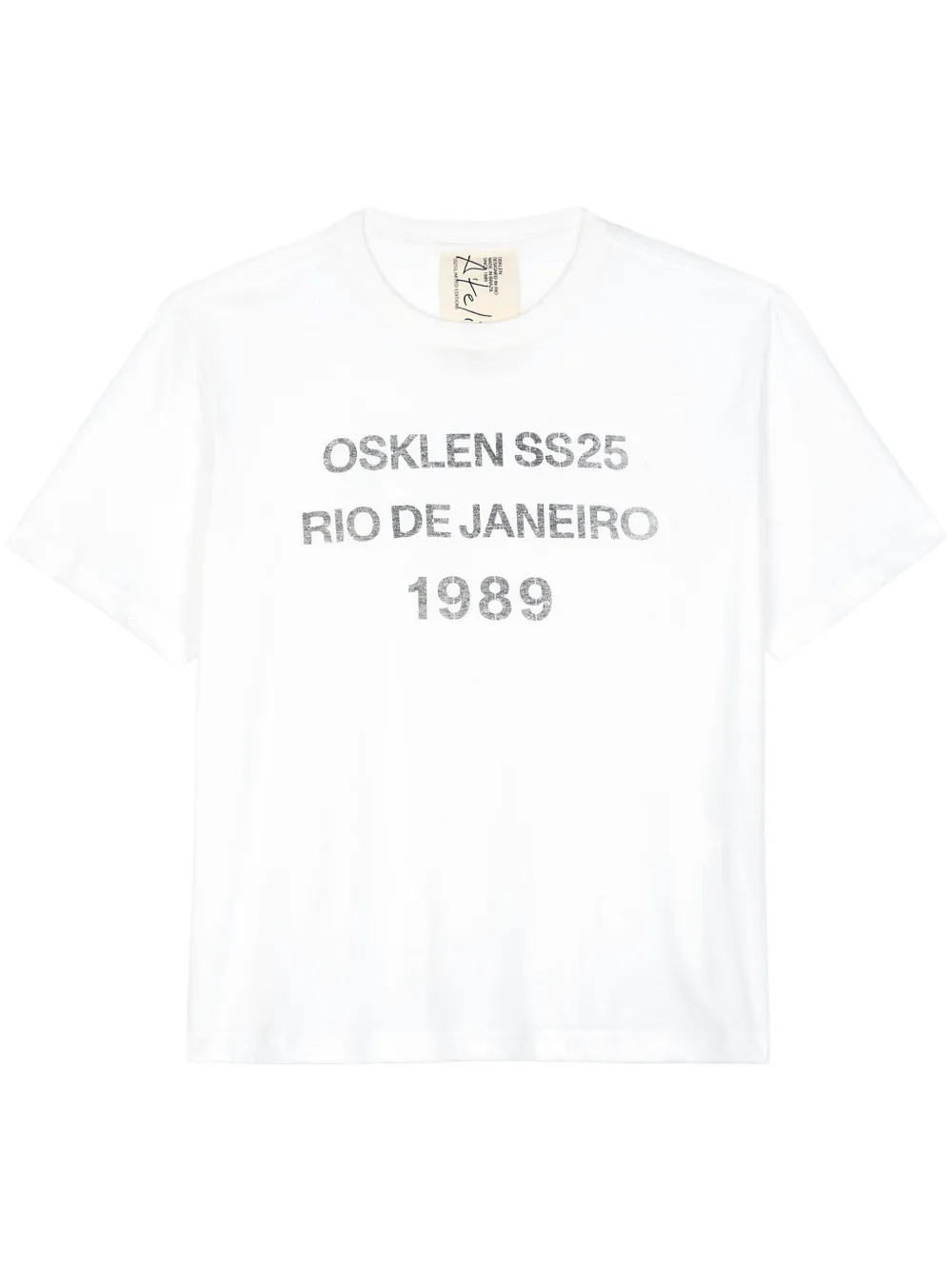 Osklen Camiseta com estampa de logo | Branco | Image 1