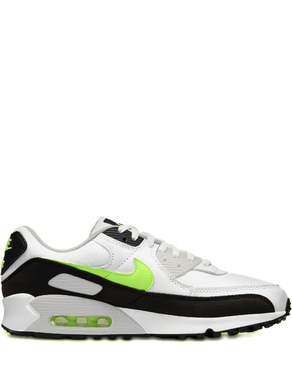 nike air max 90 white and green