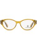 Lanvin oval-frame glasses - Yellow