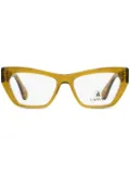 Lanvin rectangle-frame glasses - Yellow