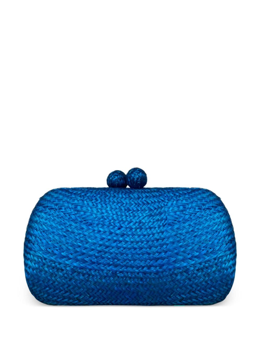 Shop Serpui Josephine Clutch Bag In Blue