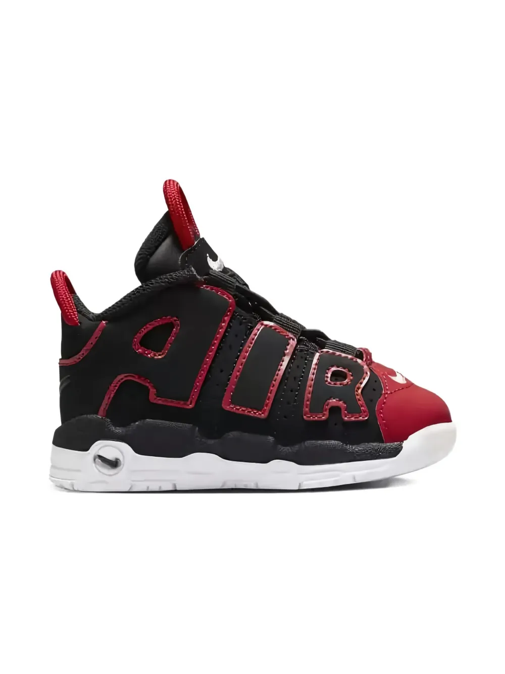 Nike Kids Air More Uptempo 96 "Red" sneakers Zwart