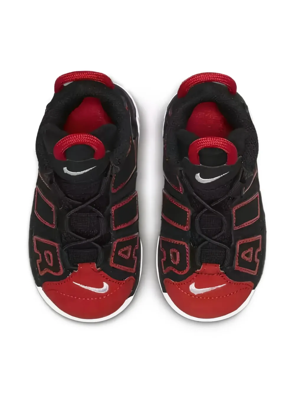 Nike Kids Air More Uptempo 96 "Red" sneakers Zwart