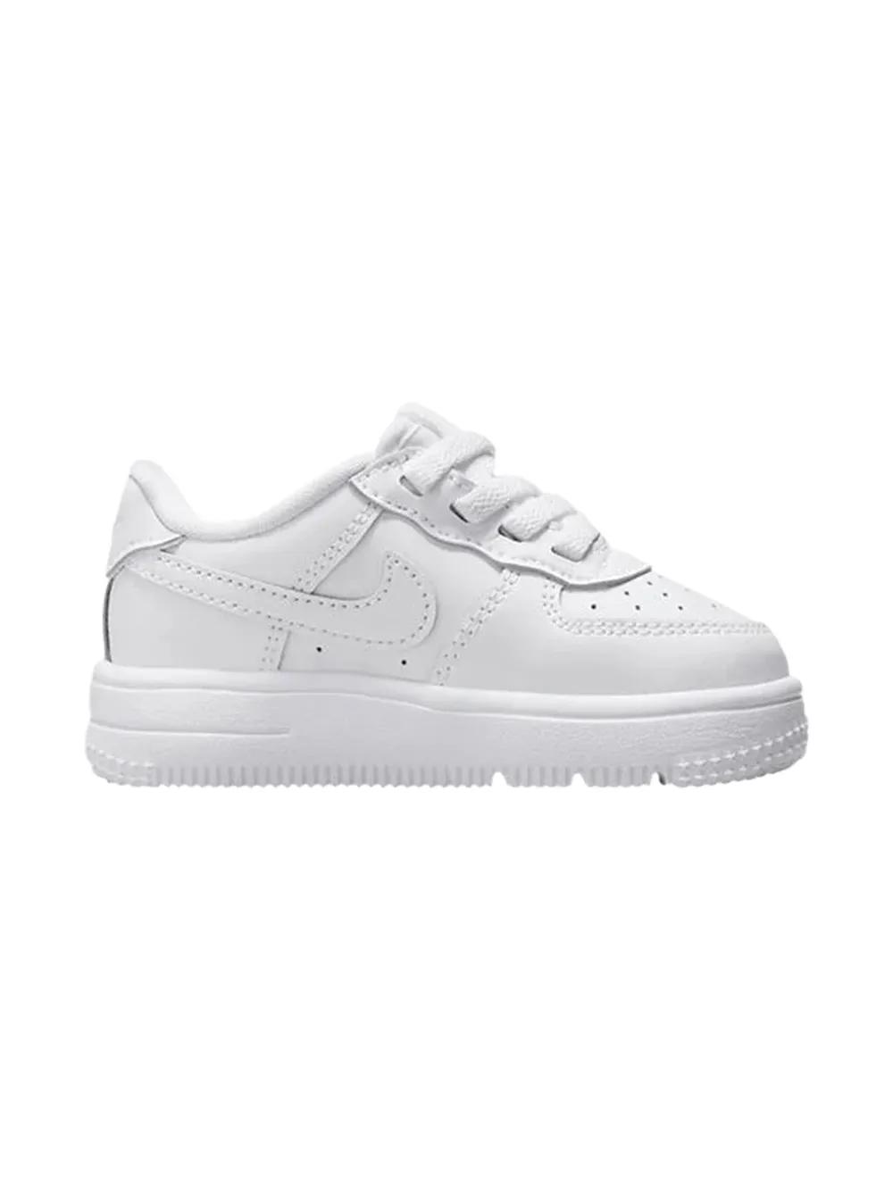 Nike Kids Force 1 Low EasyOn "White White White" sneakers