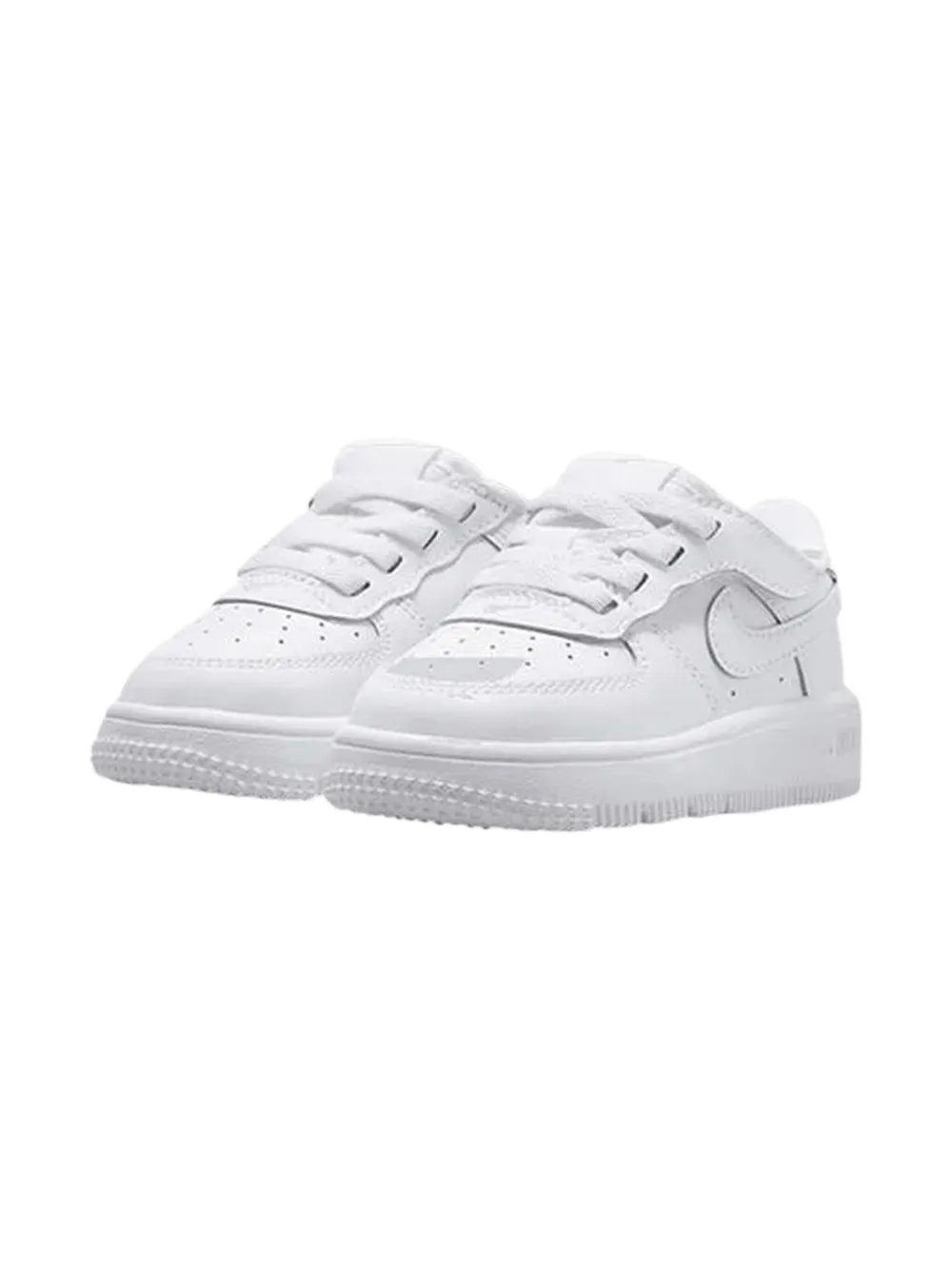 Nike Kids Force 1 Low EasyOn White/White/White sneakers - Wit