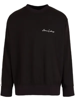 Armani Exchange クルーネック セーター | ブラック | FARFETCH JP