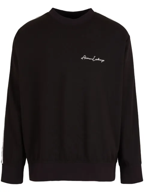 Armani Exchange logo sweater