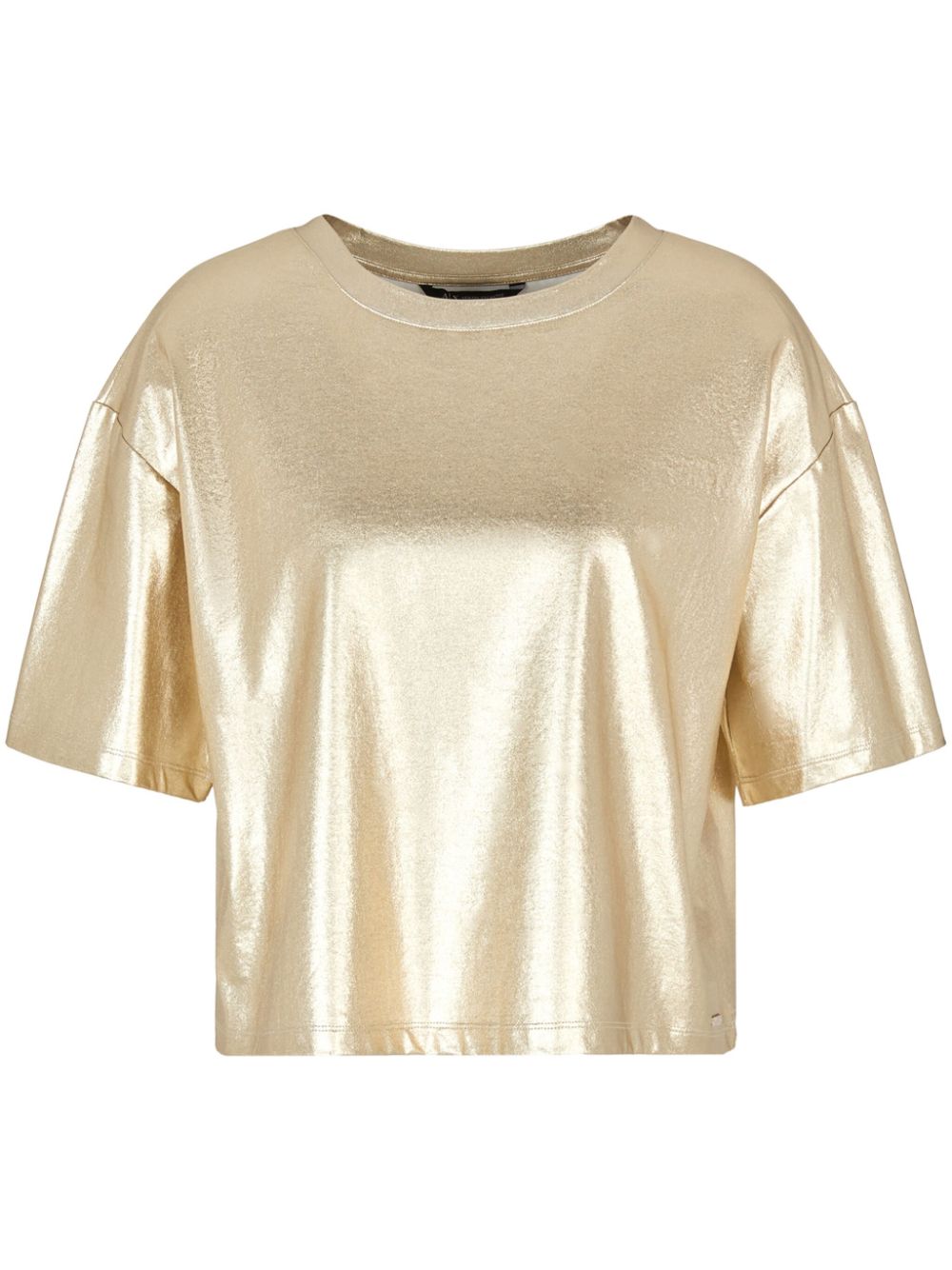 metallic cotton t-shirt