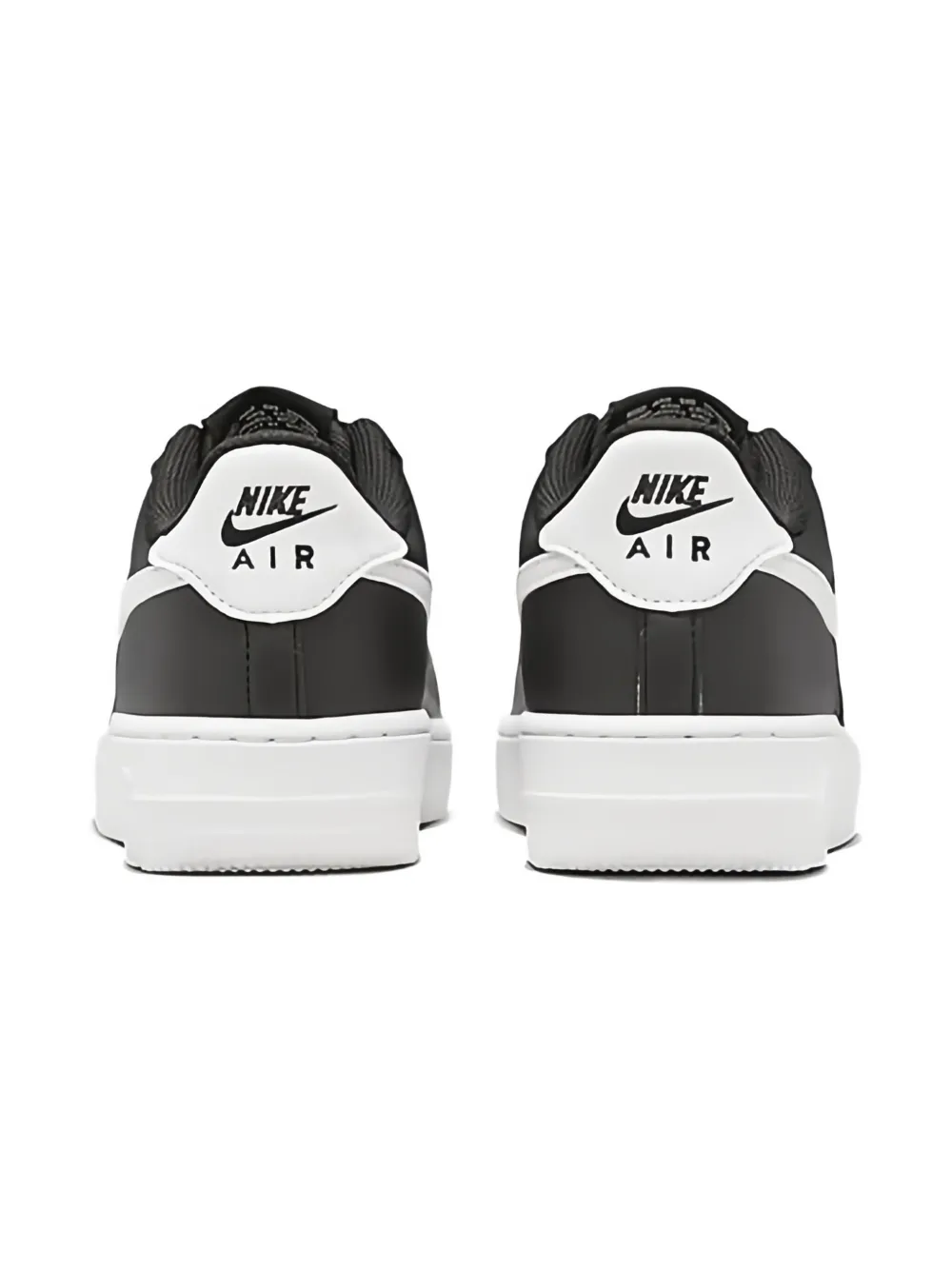 Nike Kids Air Force 1 "White" sneakers Zwart