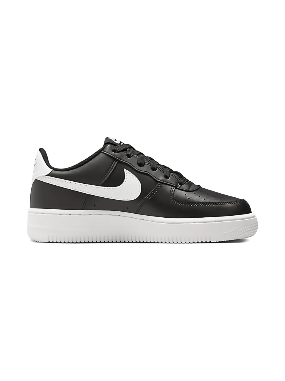 Nike Kids Air Force 1 "White" sneakers Black