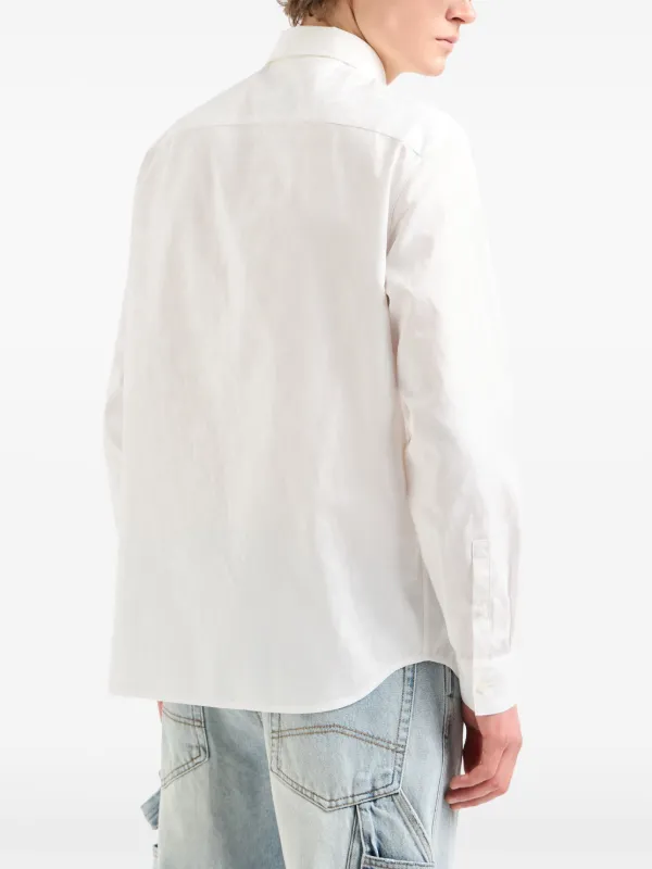 Armani Exchange Cotton Shirt | White | FARFETCH