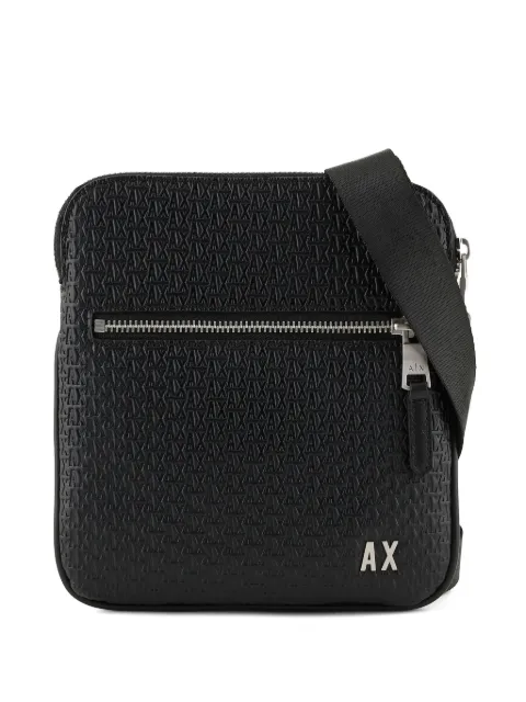 Armani Exchange شنطة ماسنجر بنقش مونوغرام