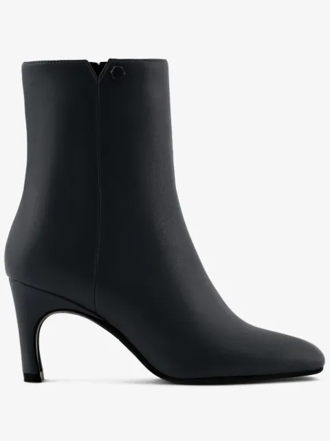 Armani Exchange logo-plaque ankle boots