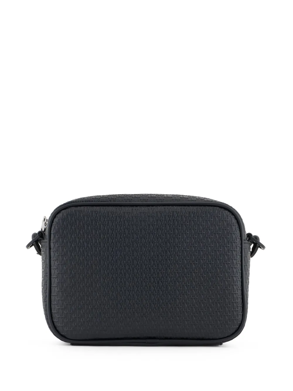 Armani Exchange Messengertas met monogram - Zwart