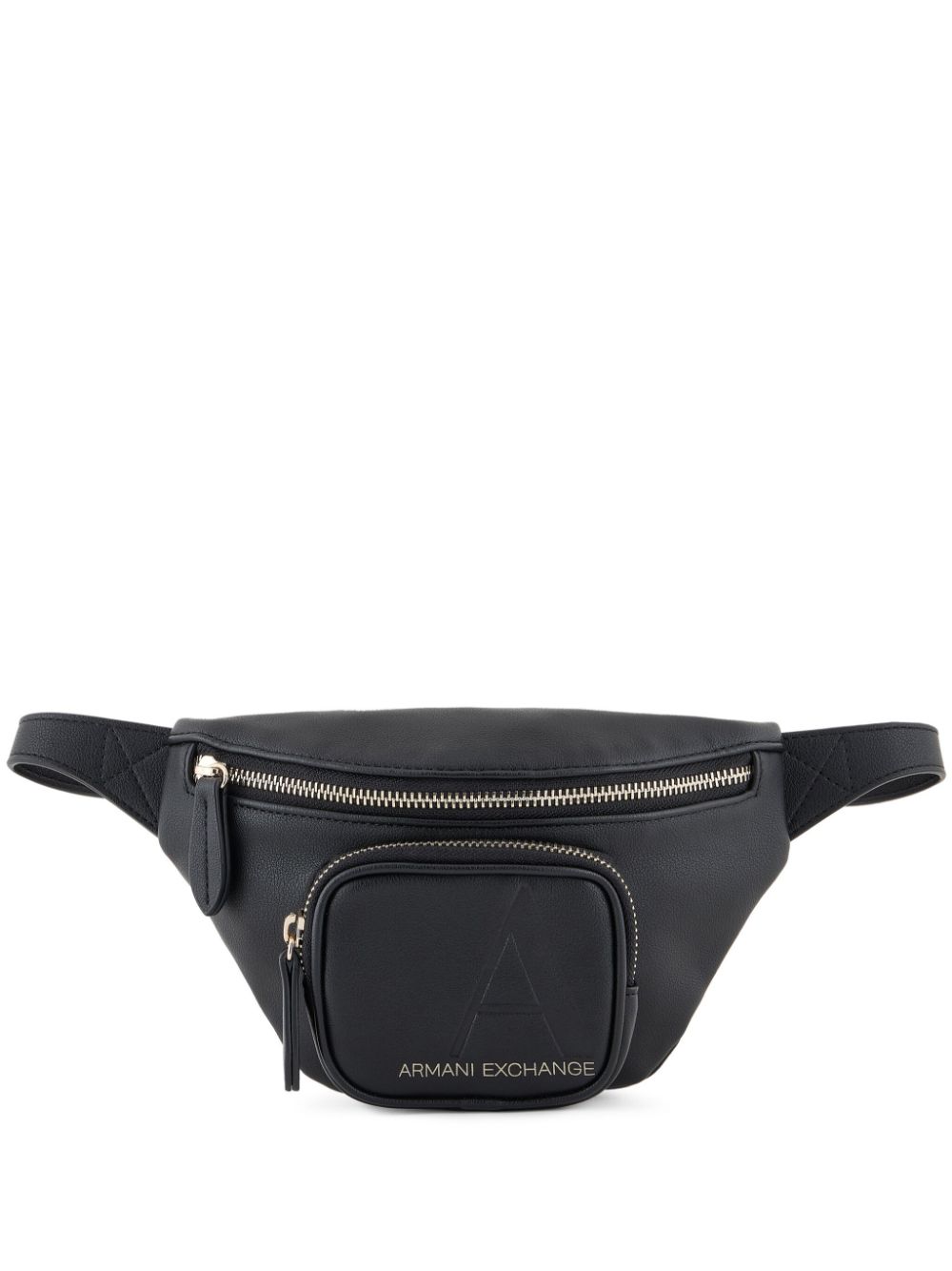 Armani Exchange logo-print belt bag - Black